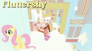 My Little Pony Обби с пони ФЛАТТЕРШАЙ Fluttershy в Роблокс