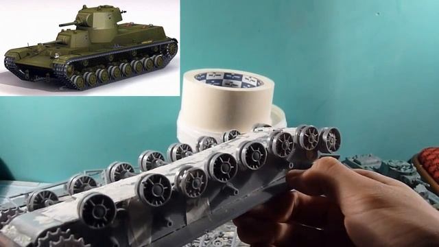 Сборка модели танка СМК