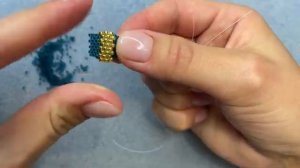 Кольцо волна из бисера.  Мастер класс  от Valentina FLEUR•Искушение бисером•МК