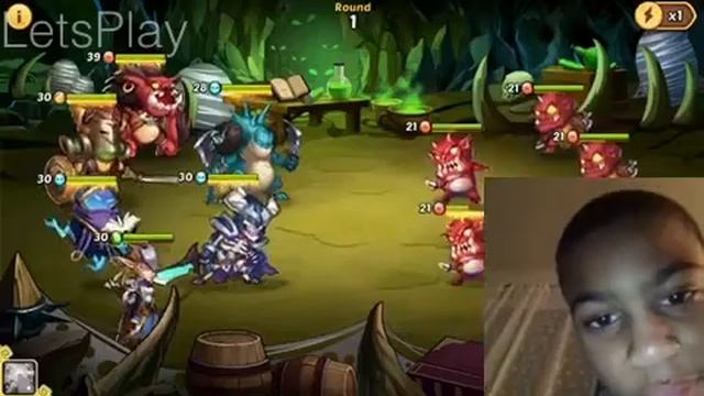 Skeleton With DA SQUAD! / Idle Heroes Gameplay #5 смотреть онлайн