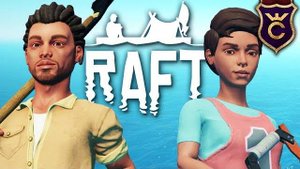 ДВОЕ НА ПЛОТУ! ∎ #1 ∎ Raft Прохождение