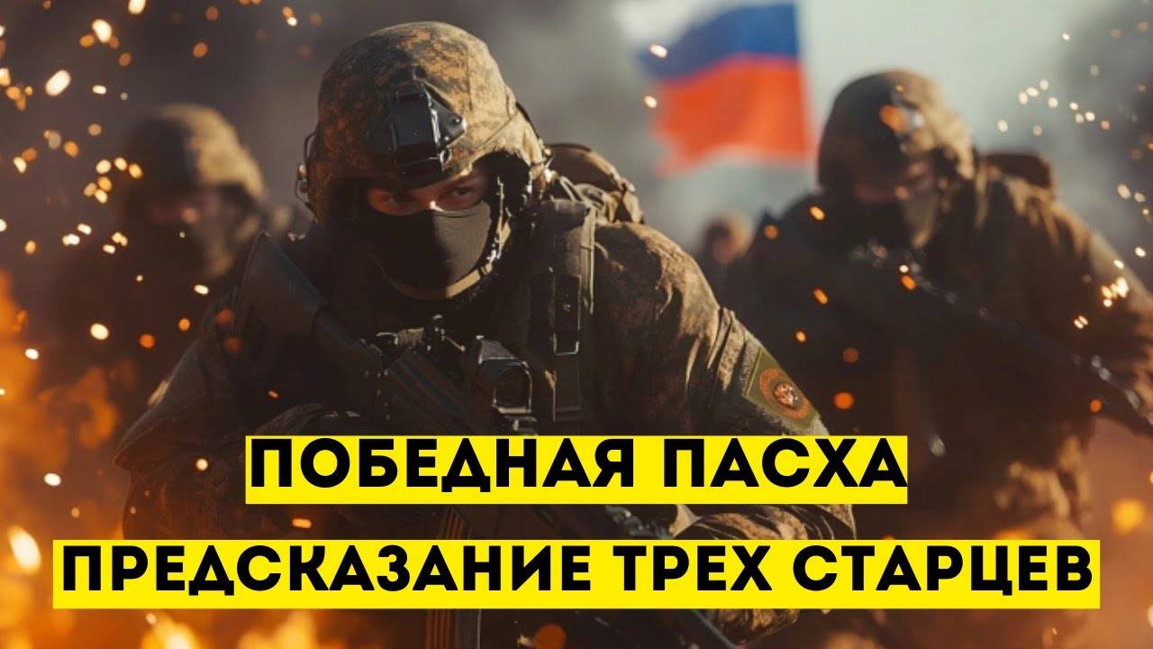 ПРЕДСКАЗАНИЕ ТРЁХ СТАРЦЕВ! 🔮 ПОСЛЕ БЕСНОВАНИЯ ПРИДЁТ ПОБЕДНАЯ ПАСХА! ✝️