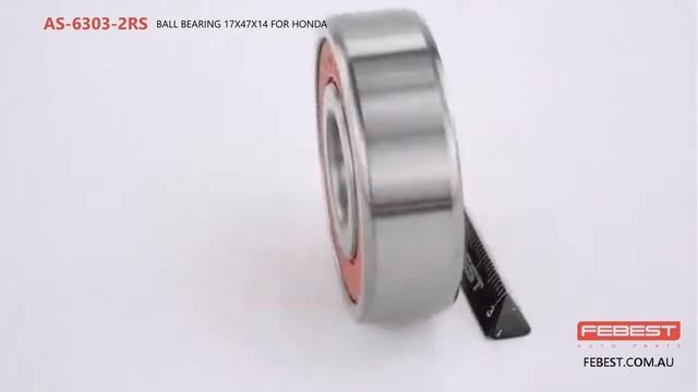 AS-6303-2RS BALL BEARING 17X47X14 FOR HONDA смотреть онлайн