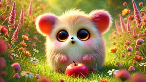 Плюша и яблоко доброты