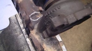 Volkswagen Transporter T5. Трещина выпускного коллектора.