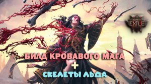 Path of Exile 2 - Билд Кровавого мага со скелетами Льда