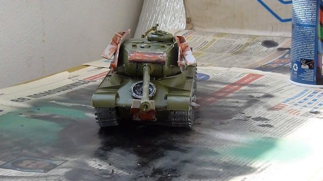 Сборка модели танка ИС-2 1⧸35 ZVEZDA