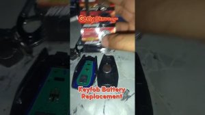Geely Okavango Keyfob Battery Replacement