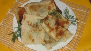 Ленивые пирожки из лаваша постные