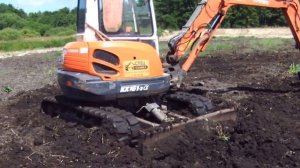 Планировка заболоченной территории гусеничным мини-экскаватором - steh39.ru