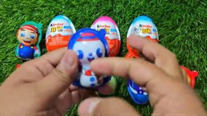 Распаковка сюрпризов-яиц  Видео о яйцах и Kinder Joy Fun | ASMR