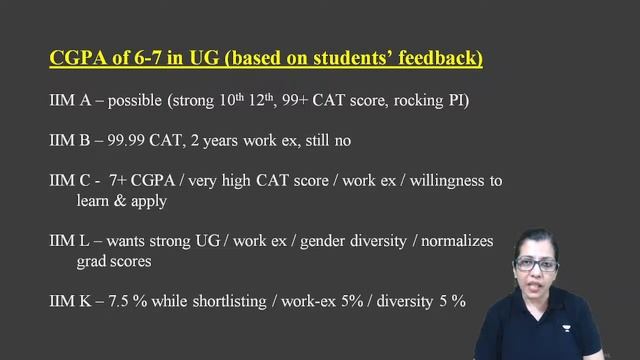 Importance of CGPA & IIM Calls By Shabana Shahab #unacademycat