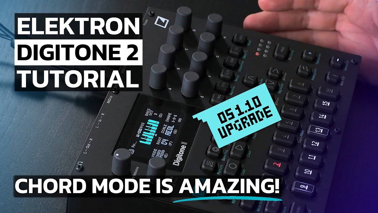 Elektron Digitone II OS v1.10: Chord Mode is Amazing!