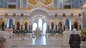 Владимирский собор в Херсонесе после реставрации. Первая служба 1.08.2024