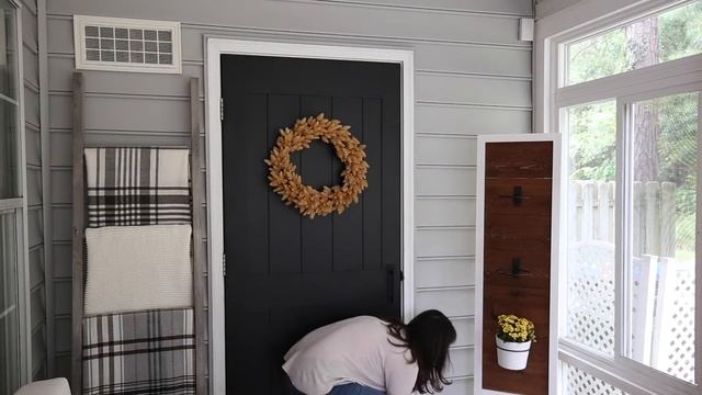 Cozy Fall Porch Decor | Fall Decorate with Me and Fall Porch Makeover смотреть онлайн