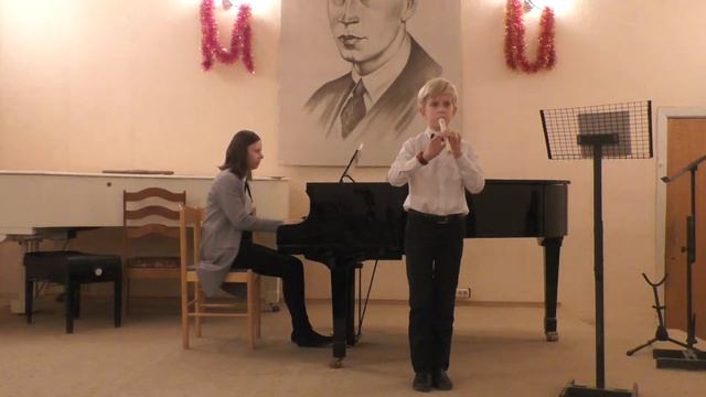 ДШИ Долгопрудный.Концерт учащихся преподавателей: Анна Курбатова и Гусев.4 смотреть онлайн