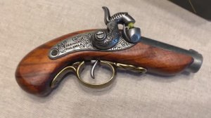 Пистолет мини Деринджер Филадельфия с пистонами, Baby Philadelphia Deringer pistol, USA, Denix 1018