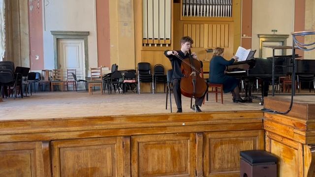 Франкер Соната ми мажор, 1-2 части