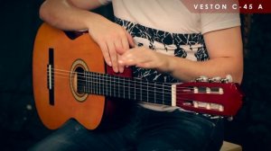 Обзор классической гитары VESTON C-45