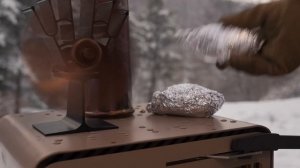 Зимний отдых в лесу