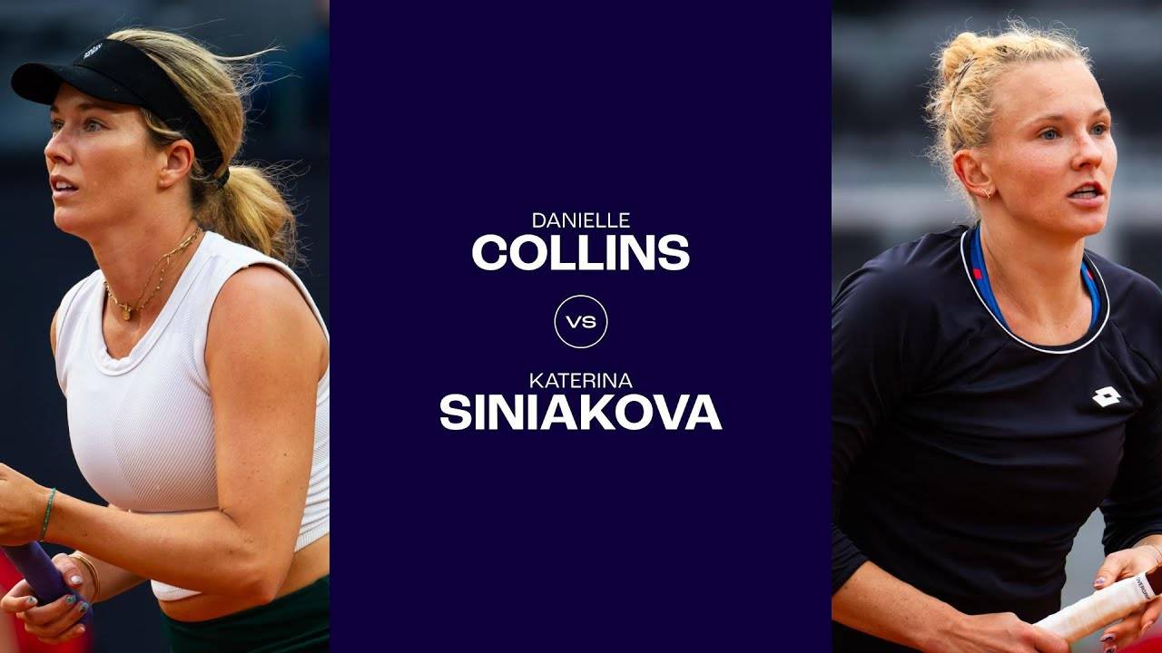 22.05.24. Даниэль Коллинз - Катержина Синякова. WTA 500 Strasbourg. Collins - Siniakova