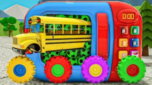 Дождь, дождь, уходи - Микроволновая печь и школьный автобус - Детские песенки