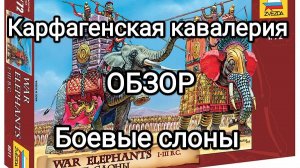 Обзор Карфагенская нумидийская кавалерия и Боевые слоны от Звезды в 1 72