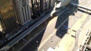 View from Level 43 bar and lounge at the roof of Four Points by Sheraton, Sheikh Zayed road