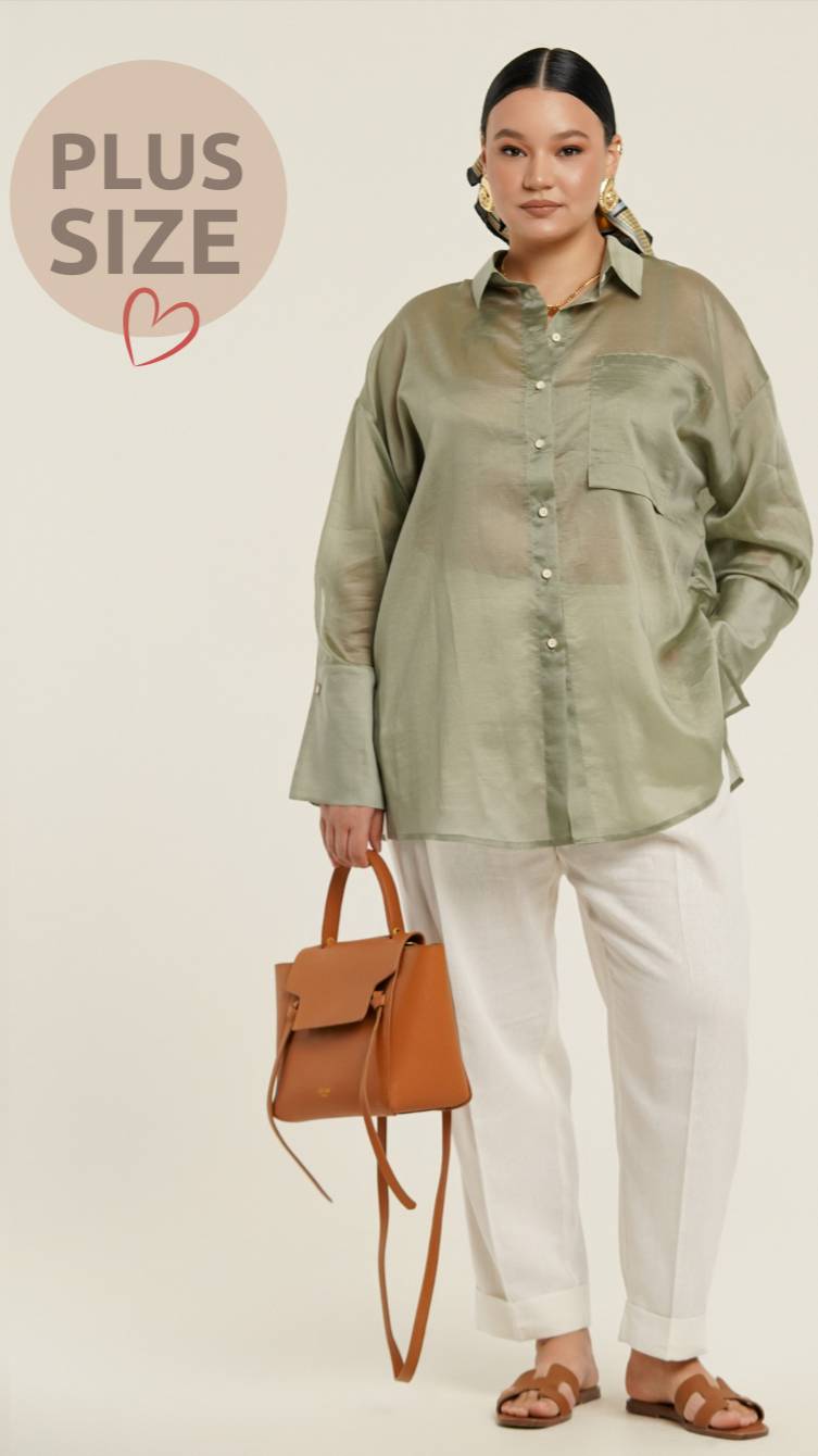 Белые льняные брюки plus size 50-58