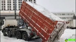 Вывоз снега контейнером
