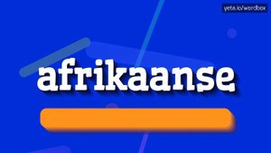 HOW TO SAY AFRIKAANSE? #afrikaanse