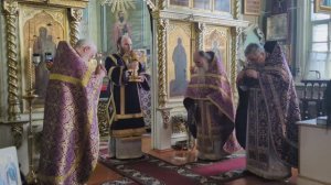 23.03.2025. Божественная Литургия в Михайло-Архангельском храме. с. Высокое. Часть 2.