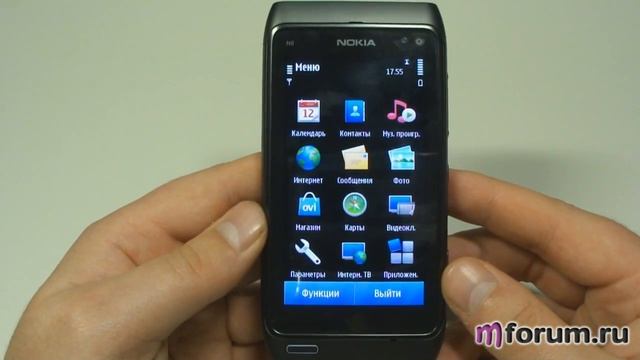 Nokia N8. Виджеты смотреть онлайн