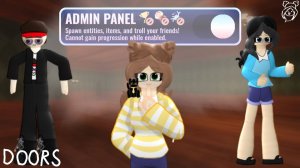 Издеваюсь над RobloxMyashka_456 и на Geru09sik с АДМИНОМ ПЛАТИУМ |DOORS|MurkaMur_457