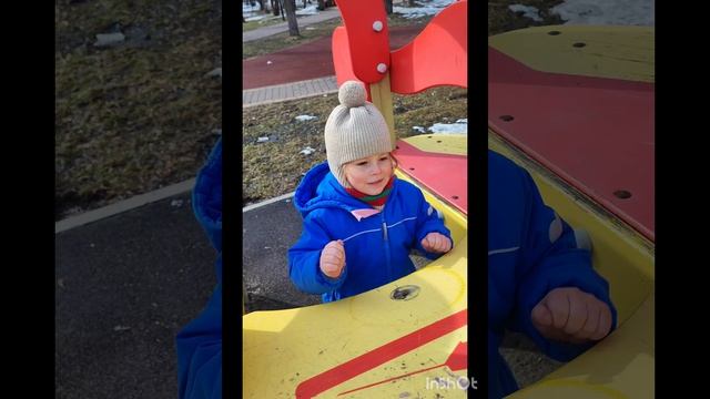 Вложик выходного дня с внучкой. Катаемся, юный ютубер❤😍