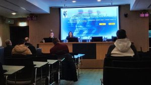 Выступление в международном центре бокса