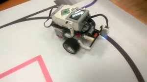 Ev3. 
Движение по линии с одним датчиком