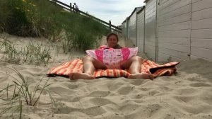 ABDL Diaper change on the beach