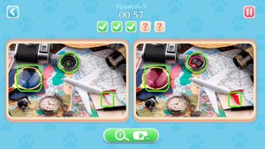 Поиск отличий на время. Я не успел найти все отличия