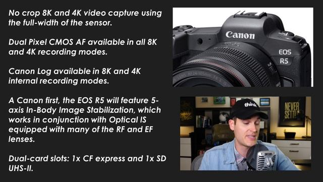 Canon REVEALS the Specs for the NEW Canon EOS R5 Camera! смотреть онлайн