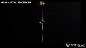 ПОДВЕСНОЙ СВЕТИЛЬНИК|GLASS SP3 LED CHROME| CRYSTAL LUX