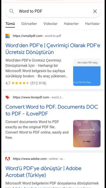 Andorid Telefonlarda Word Belgesini PDF 'ye Dönüştürme (Programsız) смотреть онлайн