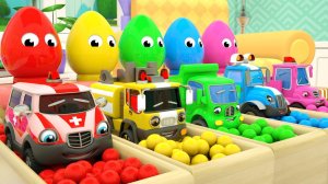 Детские машинки и футбольные мячи — детские песенки