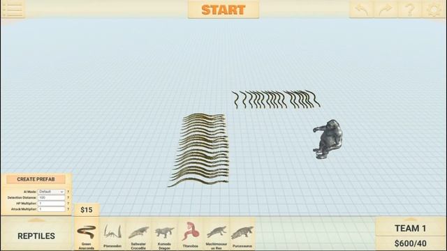 HOW MANY ANACONDA TO KILL GORO THE GIANT. Animal Revolt Battle Simulator смотреть онлайн