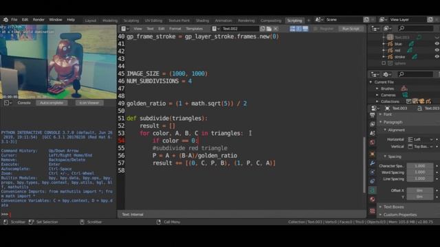 Generative Art Series in Blender, Grease Pencil and Python | E04 Penrose Tiles