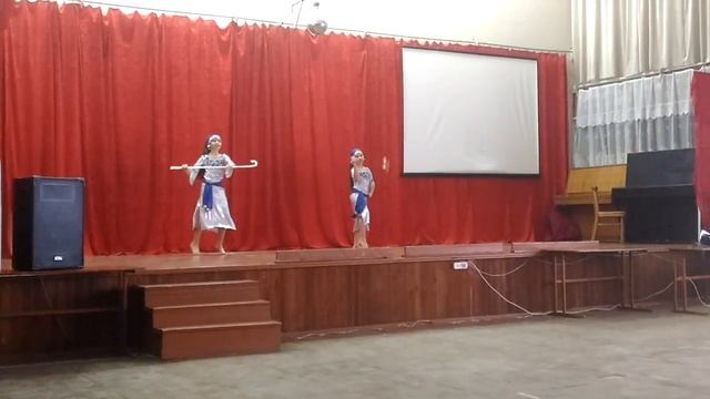 САИДИ.  ВОСТОЧНЫЙ ТАНЕЦ. Египетский фольклор. Выступление в школе