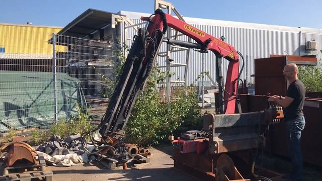 Kran Palfinger PK 1800 m rotor Klaravik смотреть онлайн