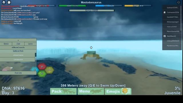 Dino Sim: Mastodon Gameplay