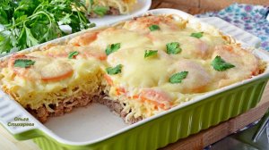 Картофель с фаршем в духовке_Картофельная запеканка_Рецепты в духовке