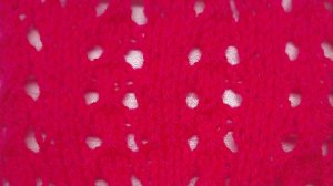 Крупный ажур.